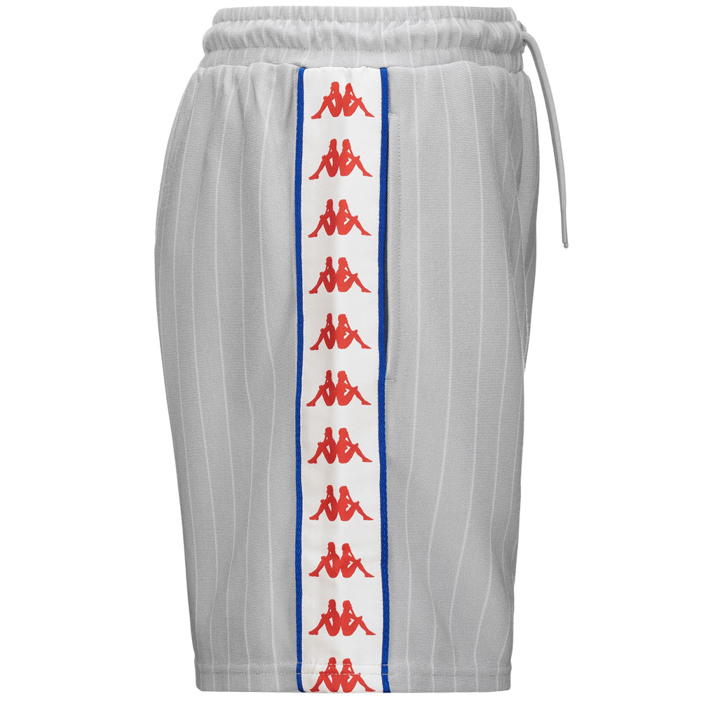 Shorts Woman 222 BANDA LORA Sport  Shorts GREY-WHITE ANTIQUE-BLUE ROYAL Dressed Front (jpg Rgb)	