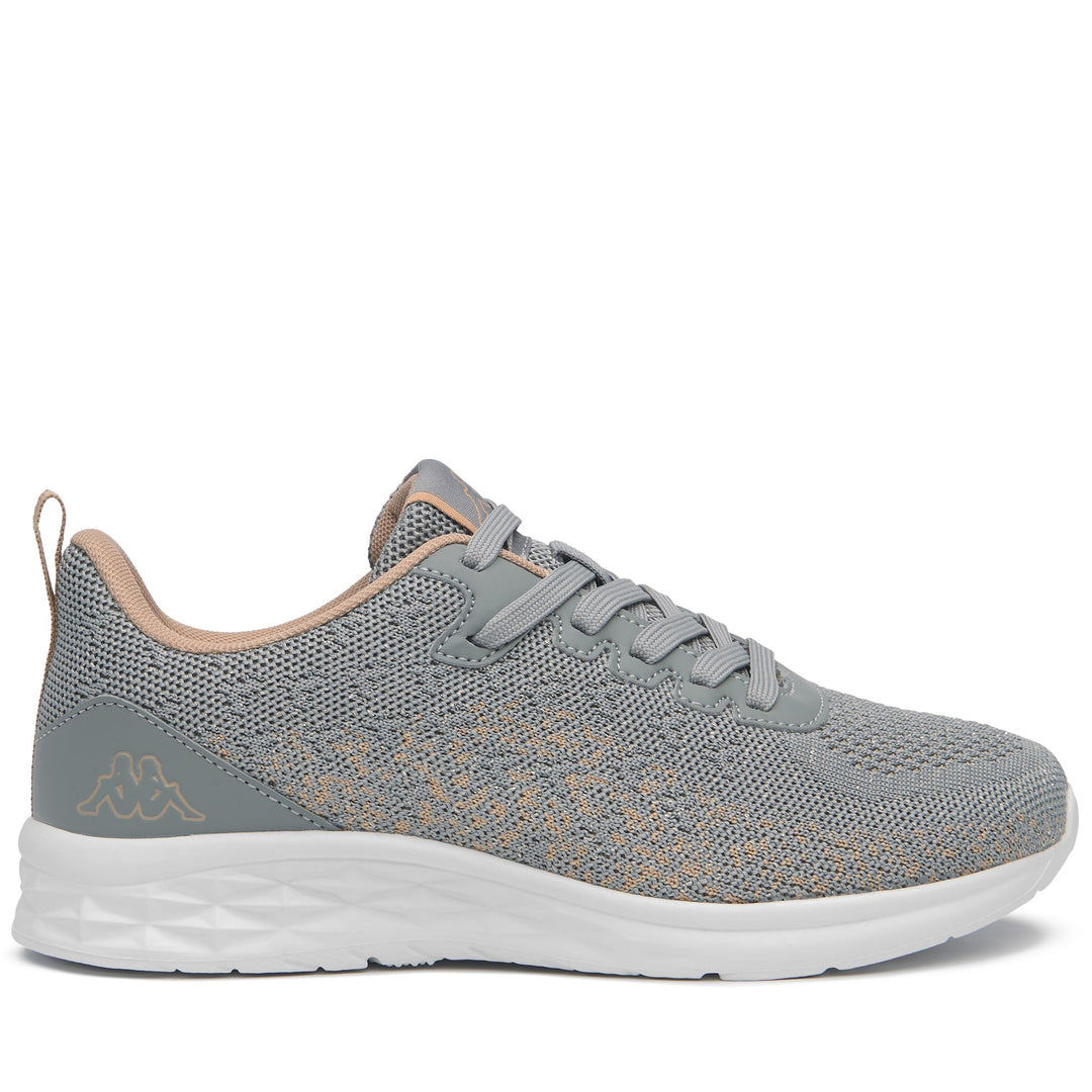 LOGO ROSTIEW - Sneakers - Low Cut - Woman - GREY BISE-BEIGE METAL main