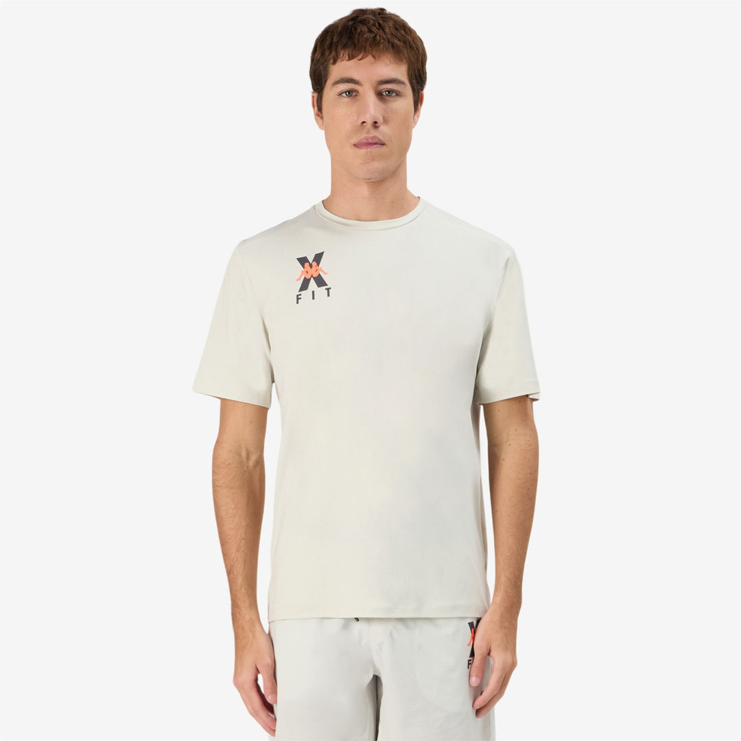 Grey Men's Regular Fit T-Shirt with Light Stretch Jersey Fabric main