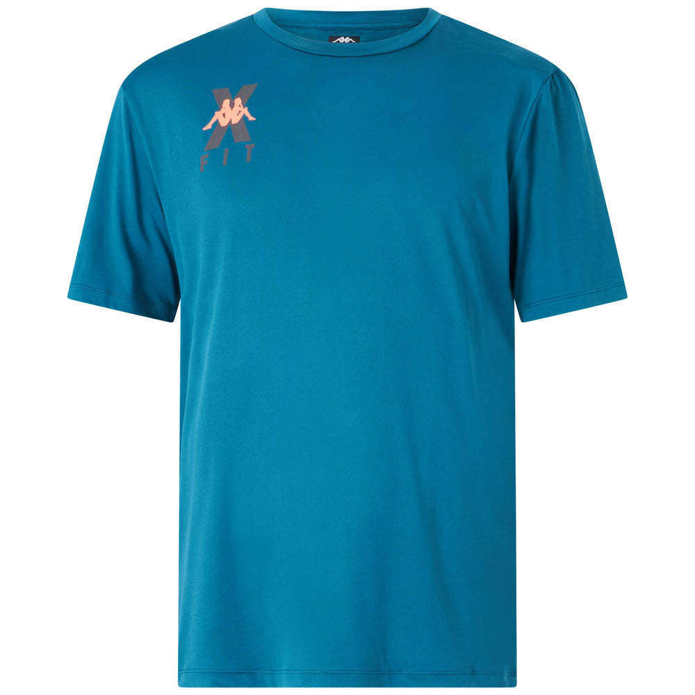 Lagoon Green Men's Workout Active T-Shirt with Stretch Fabric 02