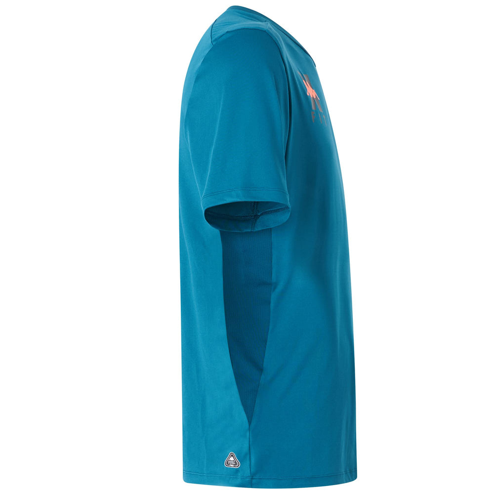 Lagoon Green Men's Workout Active T-Shirt with Stretch Fabric 02