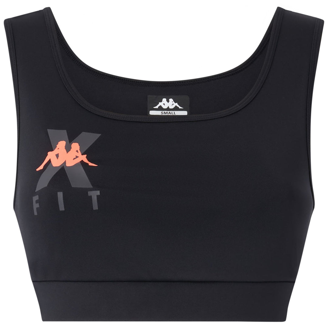 Haut en jersey stretch moulant noir pour femme 01