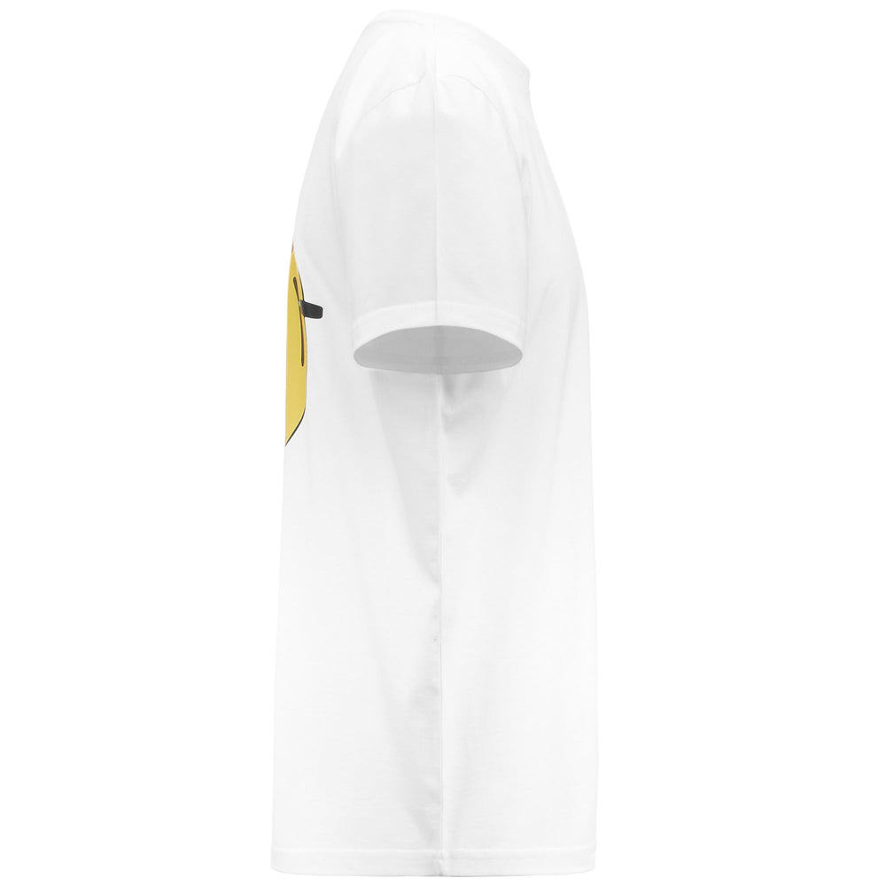 T-ShirtsTop Man AUTHENTIC GRAPHIK LENNOX T-Shirt WHITE Dressed Front (jpg Rgb)	