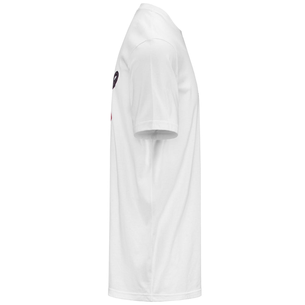 T-ShirtsTop Man AUTHENTIC GRAPHIK LANEZ T-Shirt WHITE Dressed Front (jpg Rgb)	