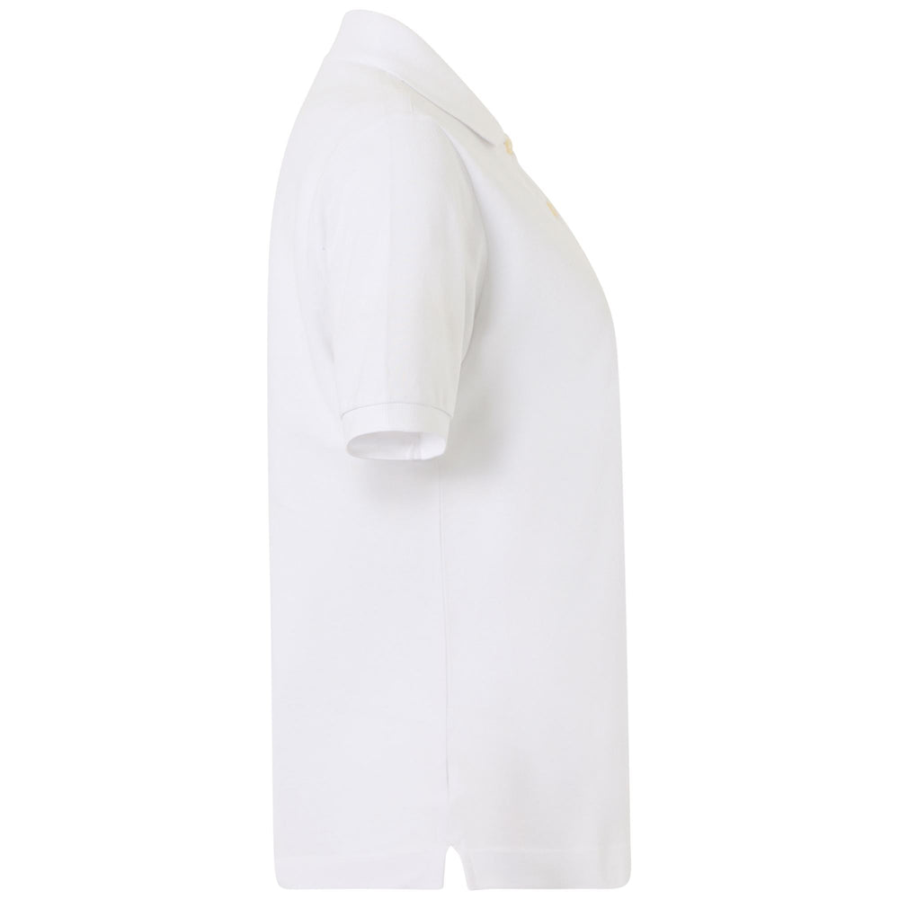 Grey White Women's Cotton Sportstyle Polo Shirt with Logo 02