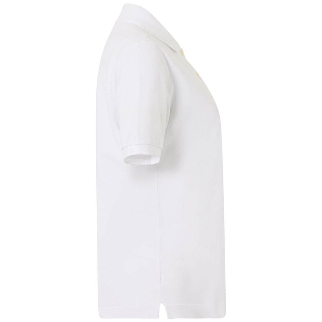 Grey White Women's Cotton Sportstyle Polo Shirt with Logo main