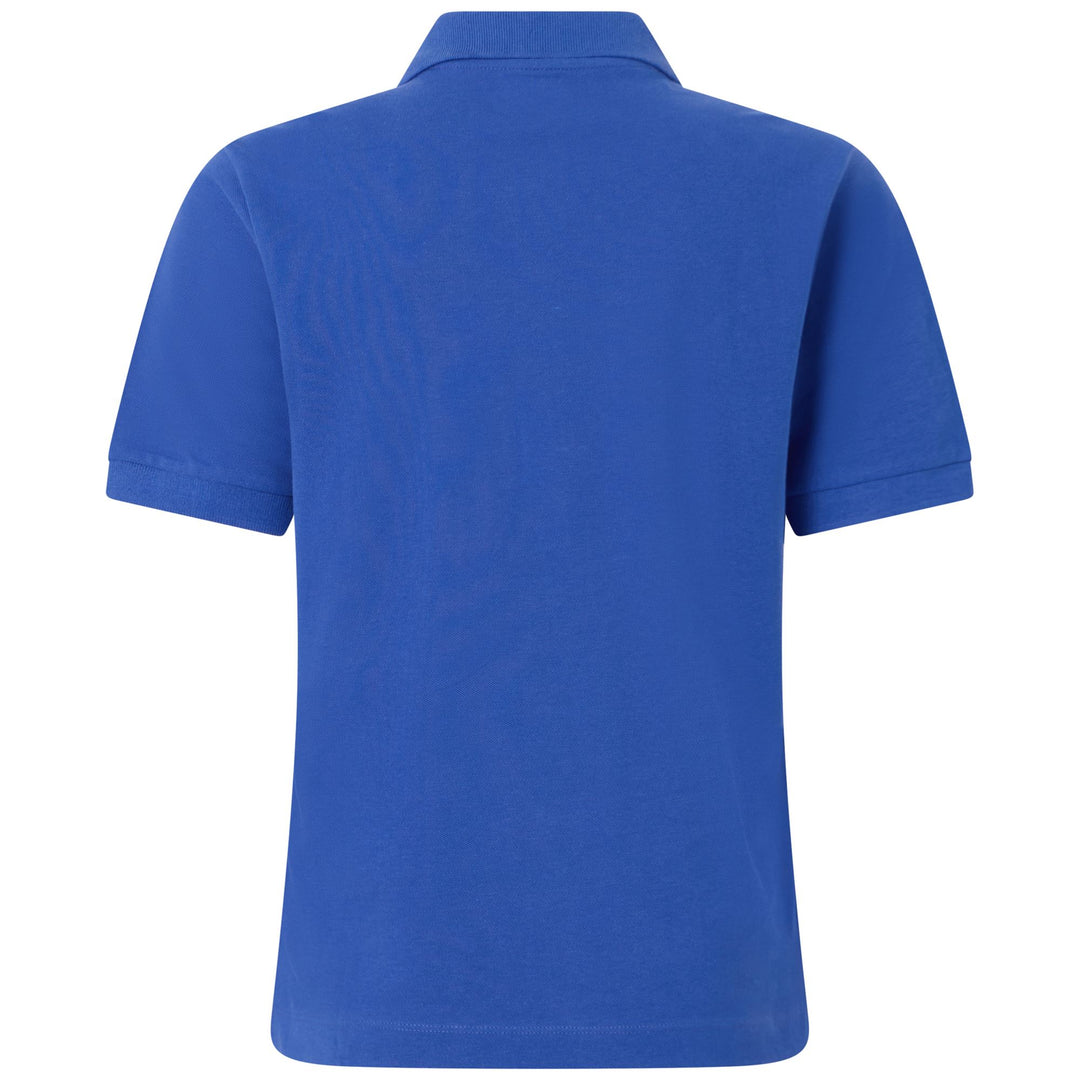 Royal Blue Women's Cotton Polo Shirt with Logo main
