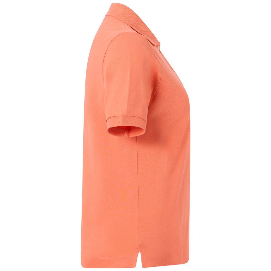 Coral red Women's Cotton Polo Shirt with Logo main