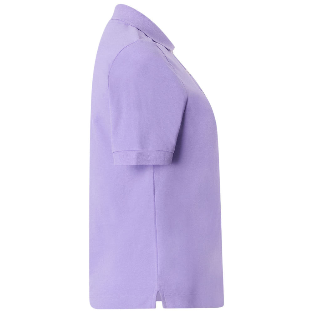 Light Violet Women's Cotton Sportstyle Polo Shirt 02