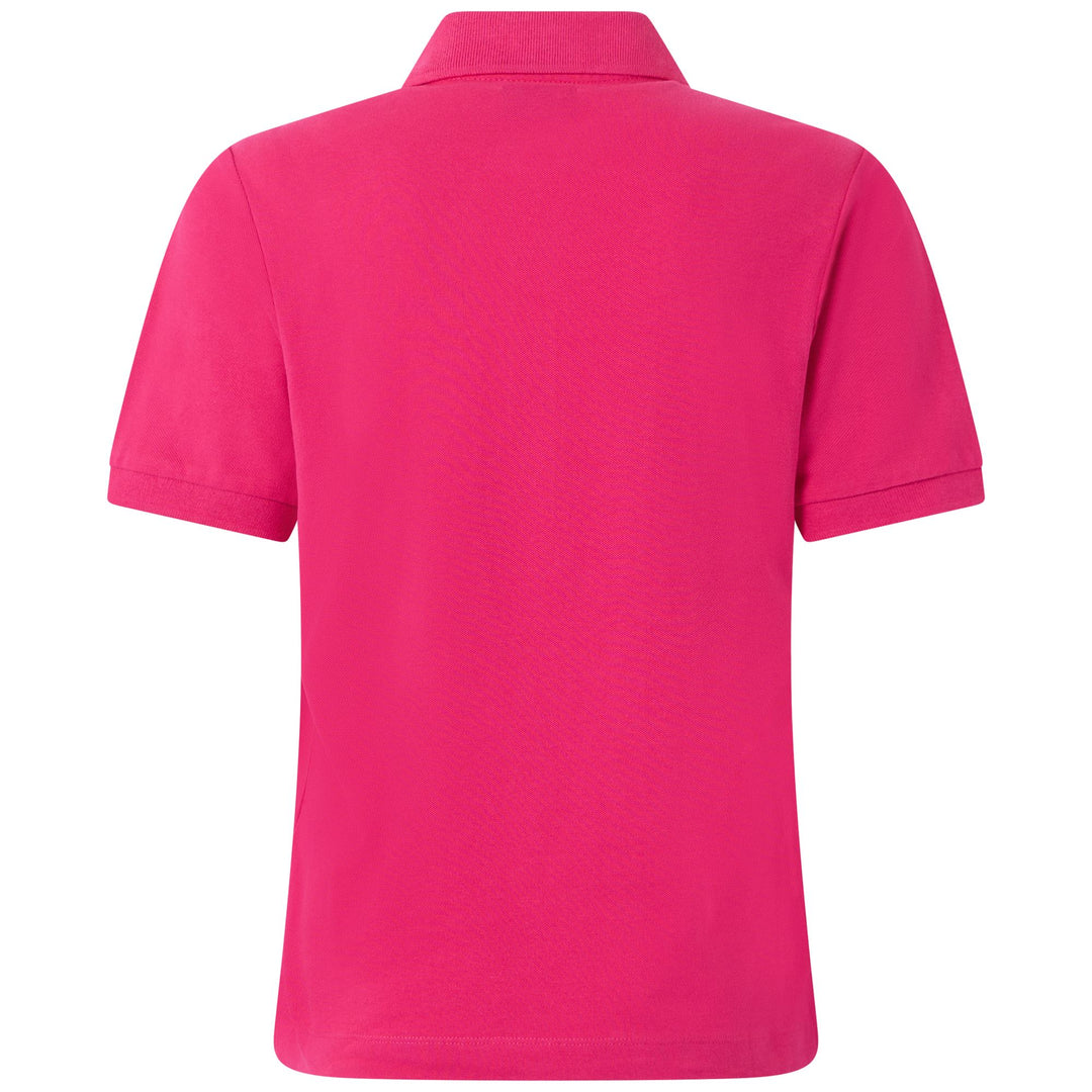 Intense Pink Women's Cotton Polo Shirt with Logo main