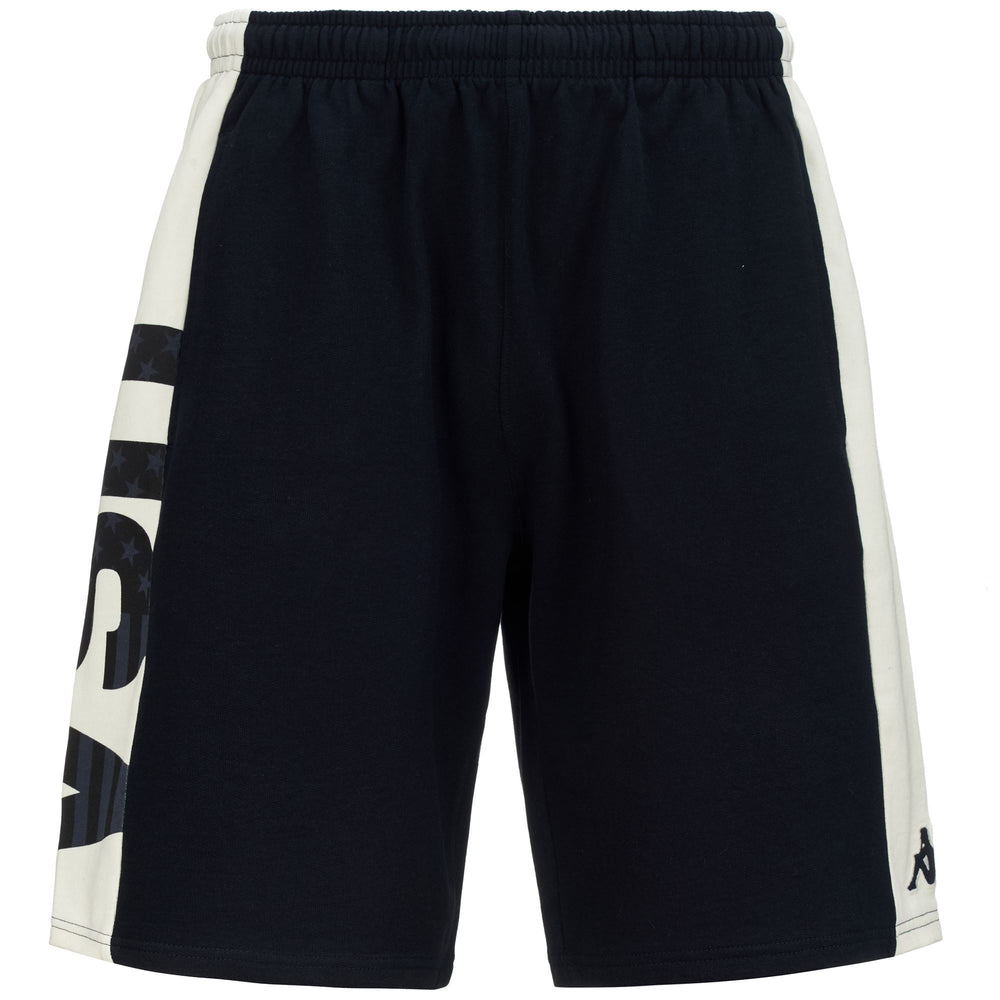 Blue Unisex Regular Fit Ski Bermuda Shorts with Pockets 02