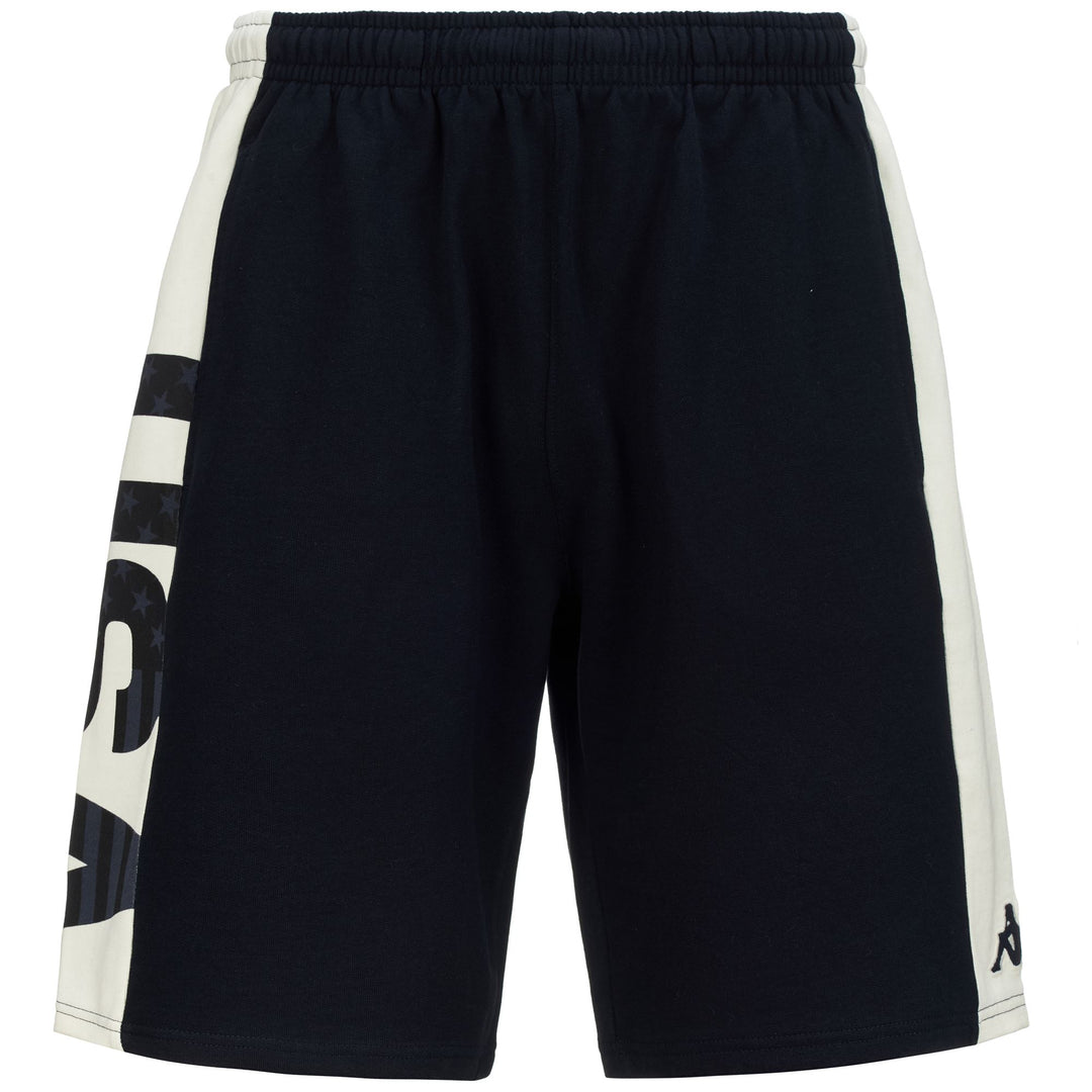 Bermuda de ski unisexe bleu, coupe classique, en jersey. main