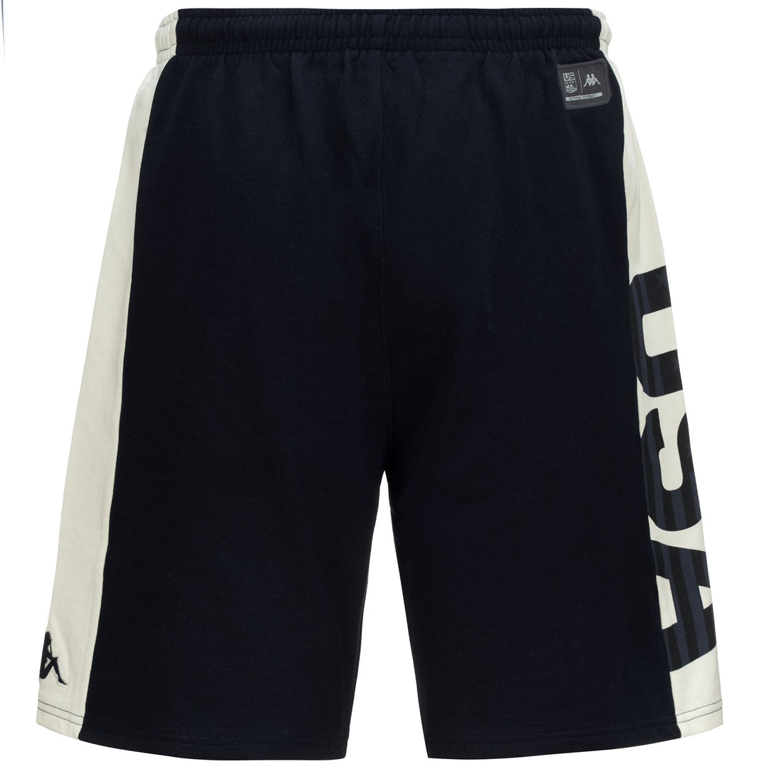 Bermuda de ski unisexe bleu, coupe classique, en jersey. main