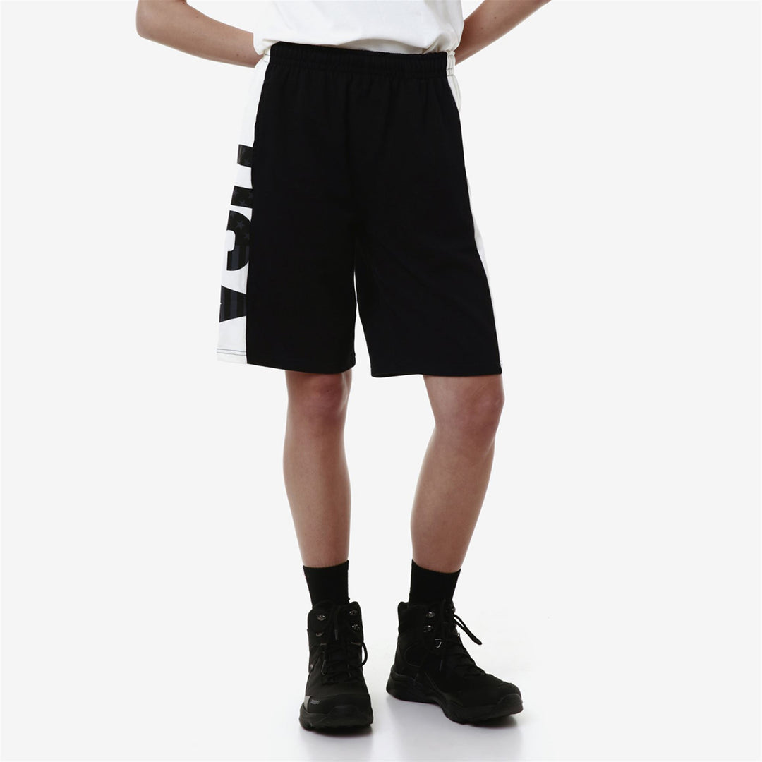 Bermudas de esquí unisex azul marino con cintura elástica y bolsillos main