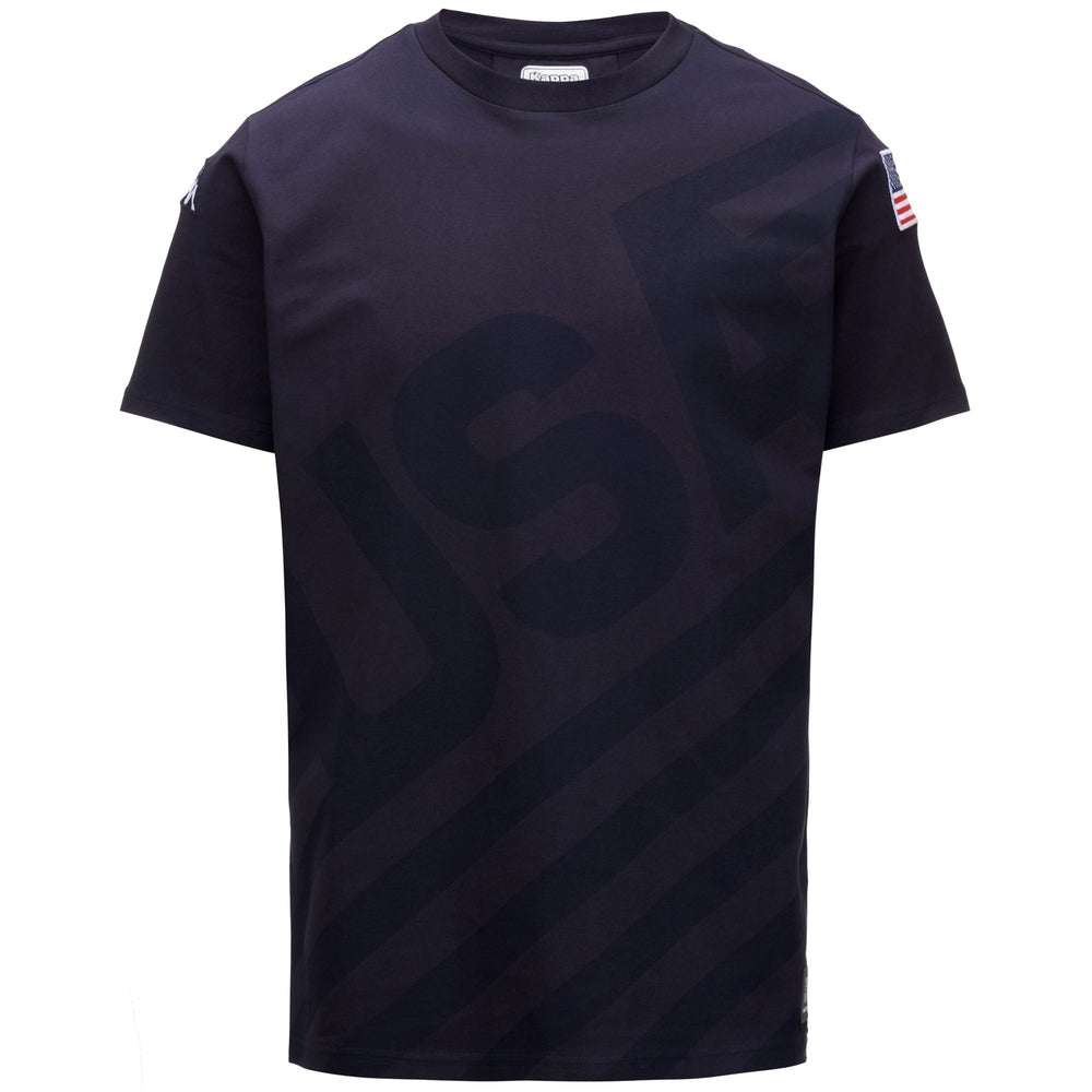 T-Shirt da Sci Unisex Blu Navy Slim Fit con Logo 02