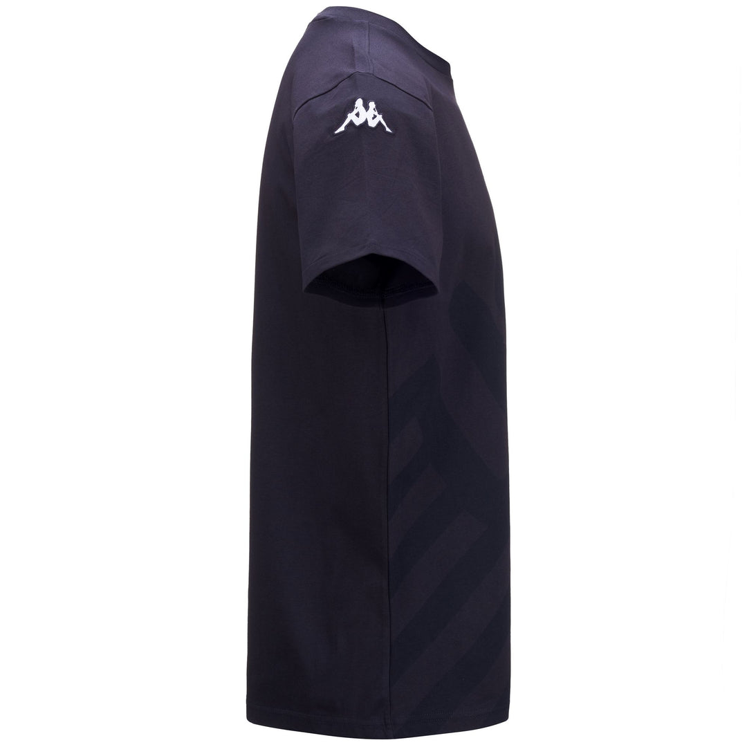 Maglietta blu unisex slim fit in jersey per lo sci main