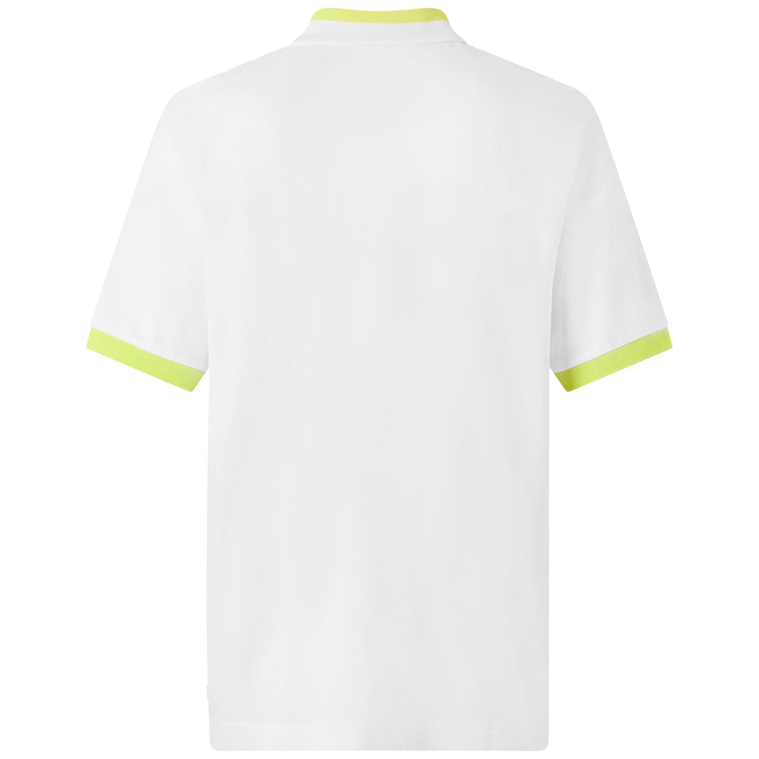 Polo deportivo de algodón amarillo neón para hombre main