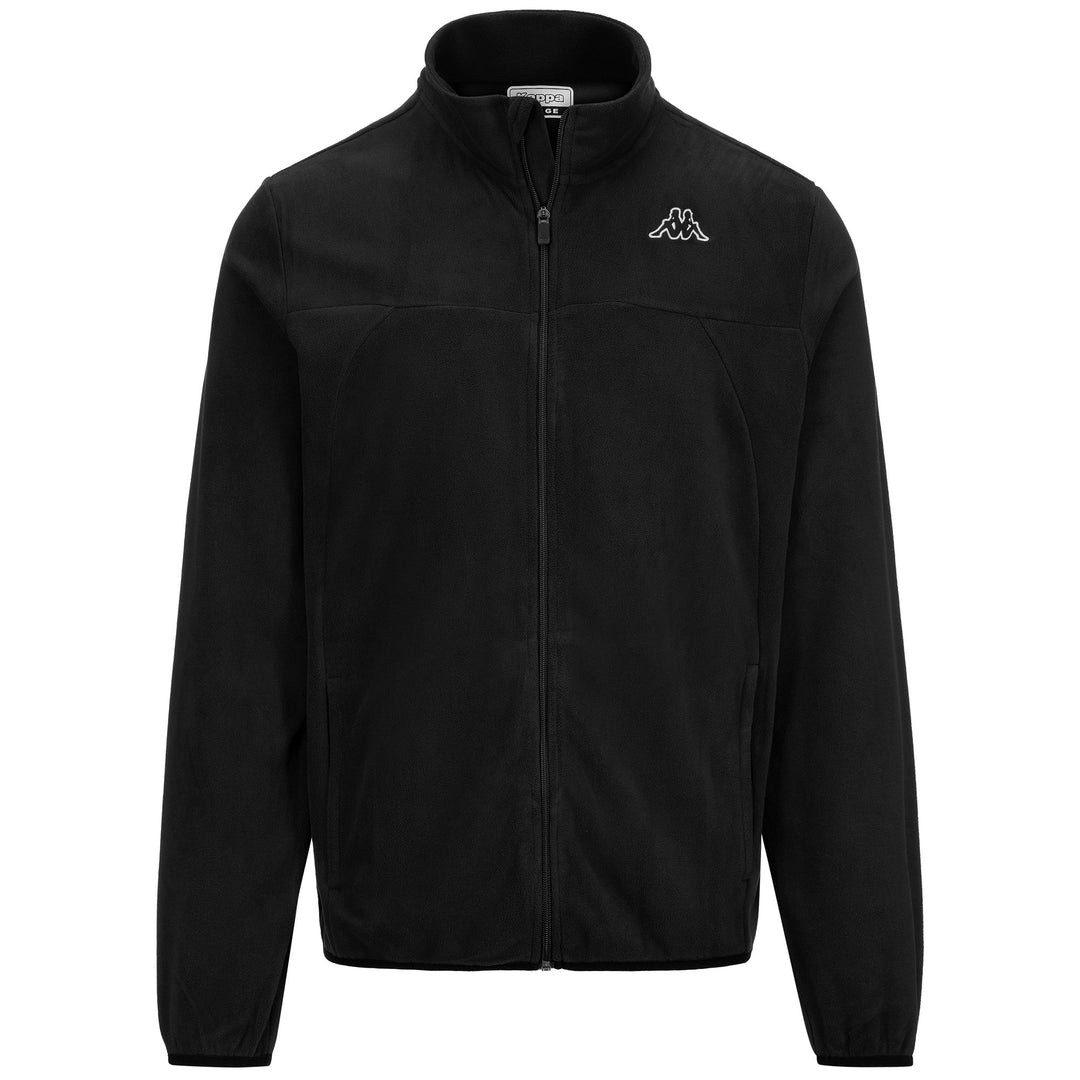 Chaqueta polar deportiva negra para hombre 01