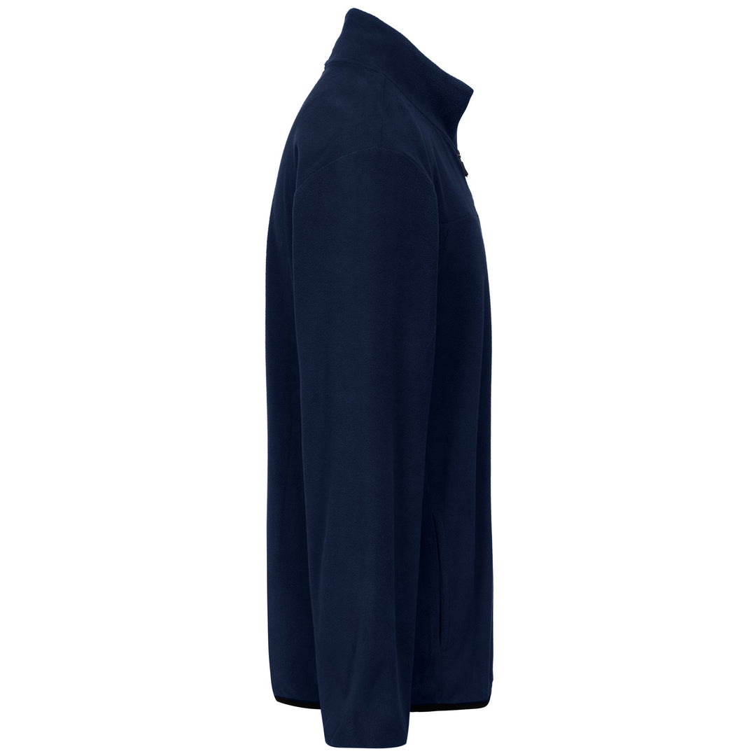 Chaqueta polar azul marino de corte entallado para hombre main
