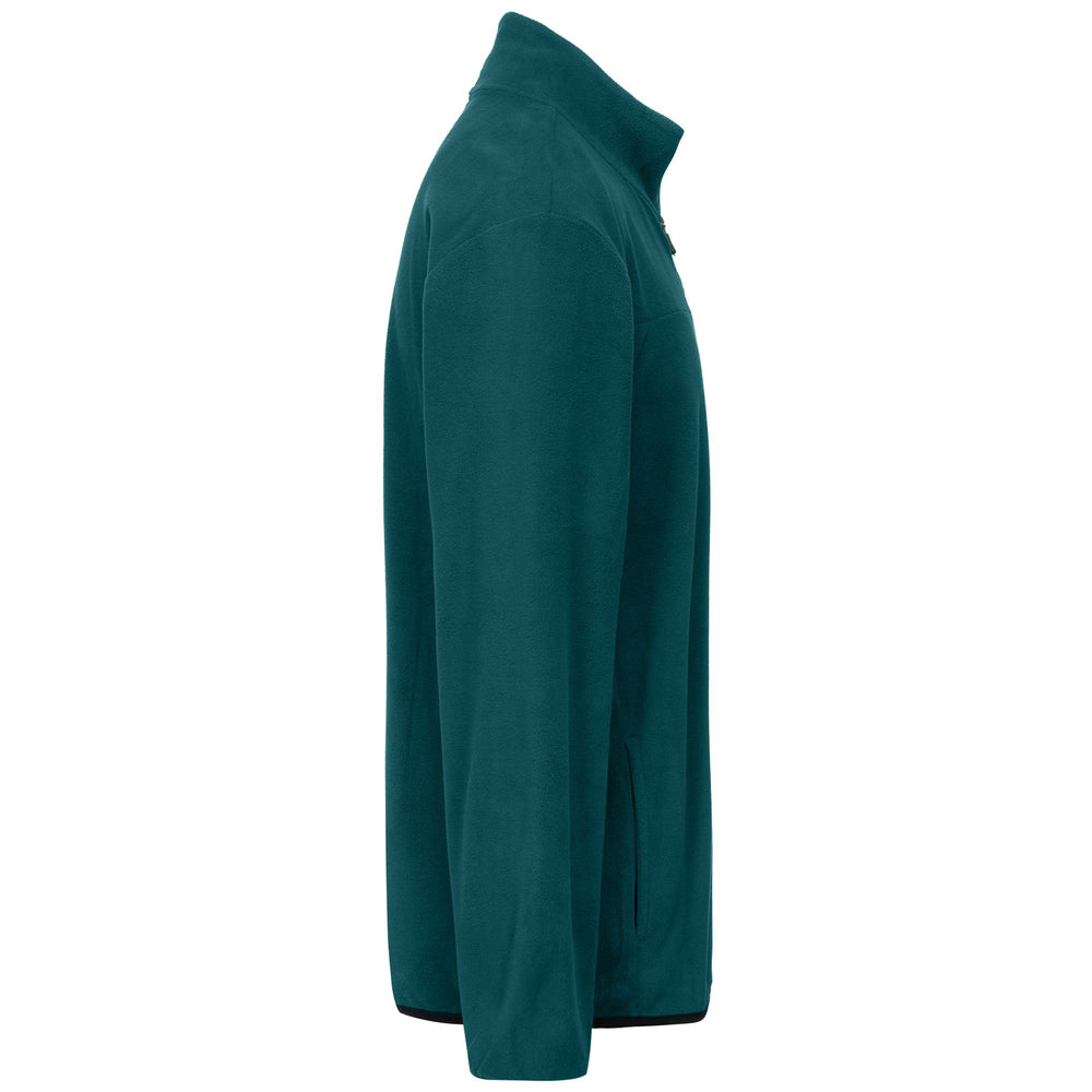 Green jasper Men's Slim Fit Fleece Jacket with Full Zip 02