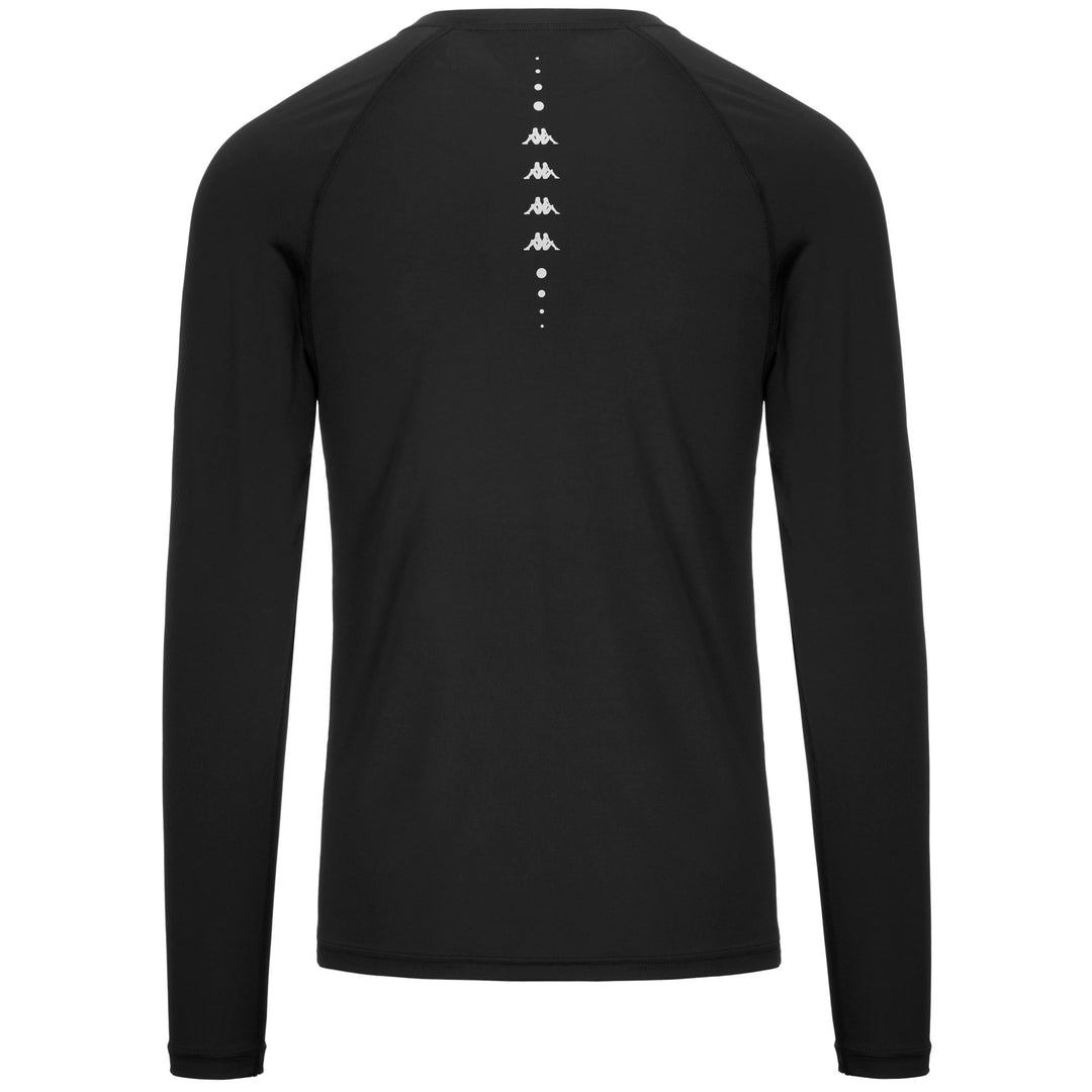 Black Men's Thermal Running Long Sleeve Shirt main