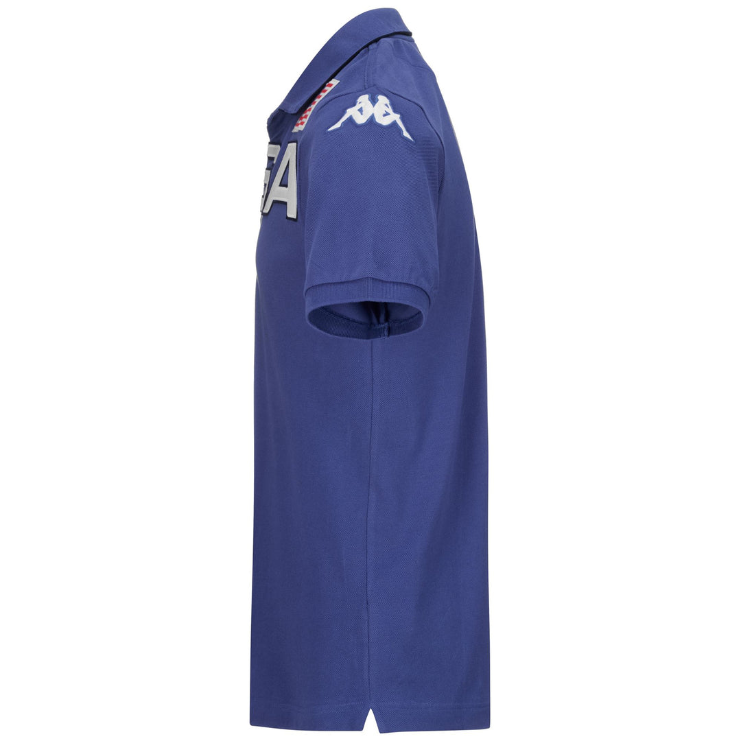 Fiord Blue Unisex Ski Polo Shirt with Slim Fit Design 01