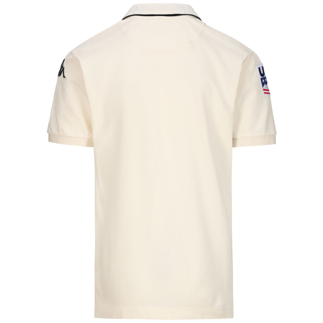 Coconut White Unisex Ski Polo Shirt with Slim Fit Design main