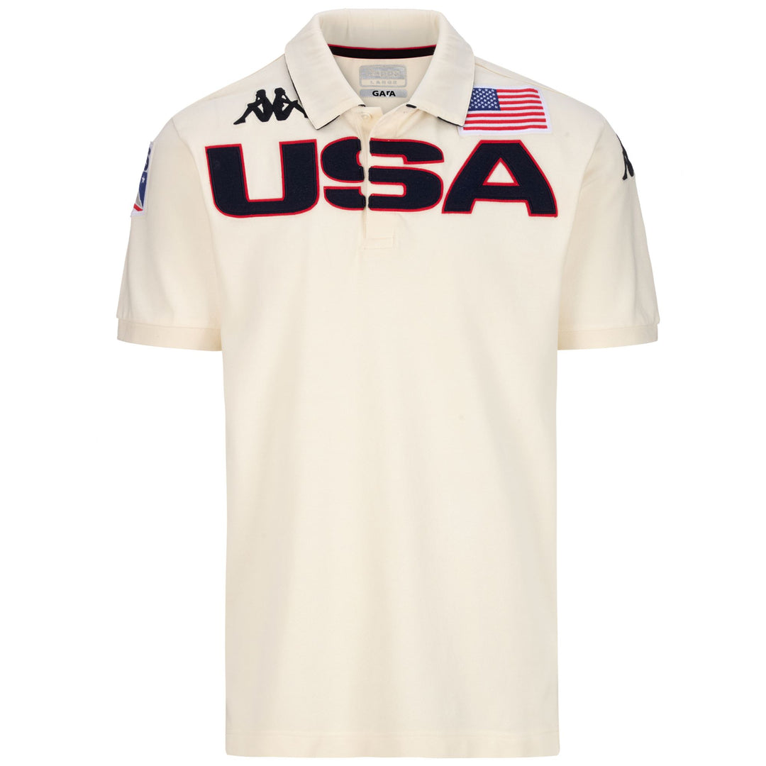 Coconut White Unisex Ski Polo Shirt with Slim Fit Design main