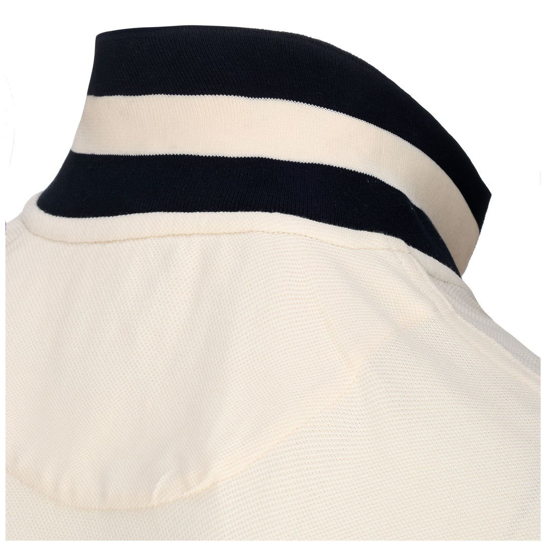 Coconut White Unisex Ski Polo Shirt with Slim Fit Design main