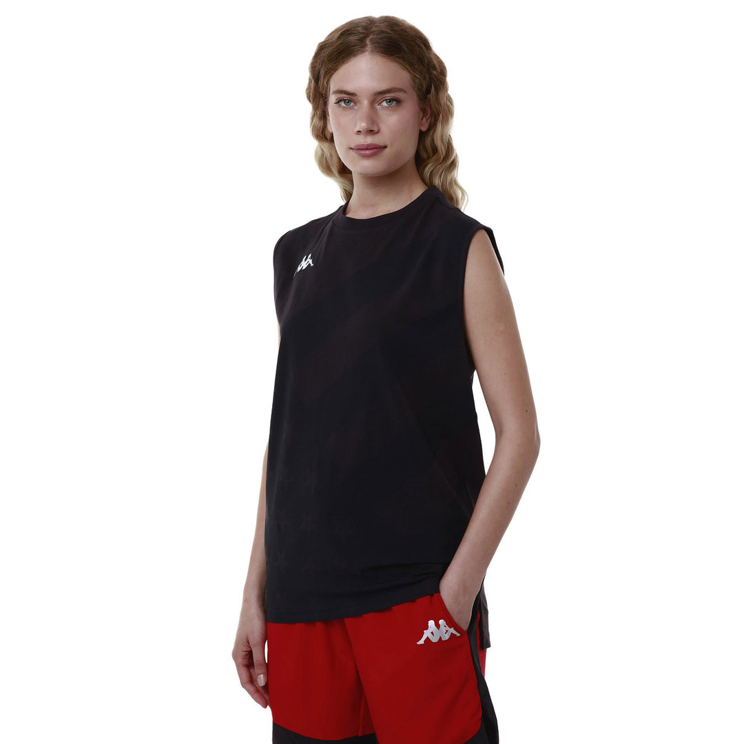 Canotta unisex blu slim fit in cotone elasticizzato per lo sci main