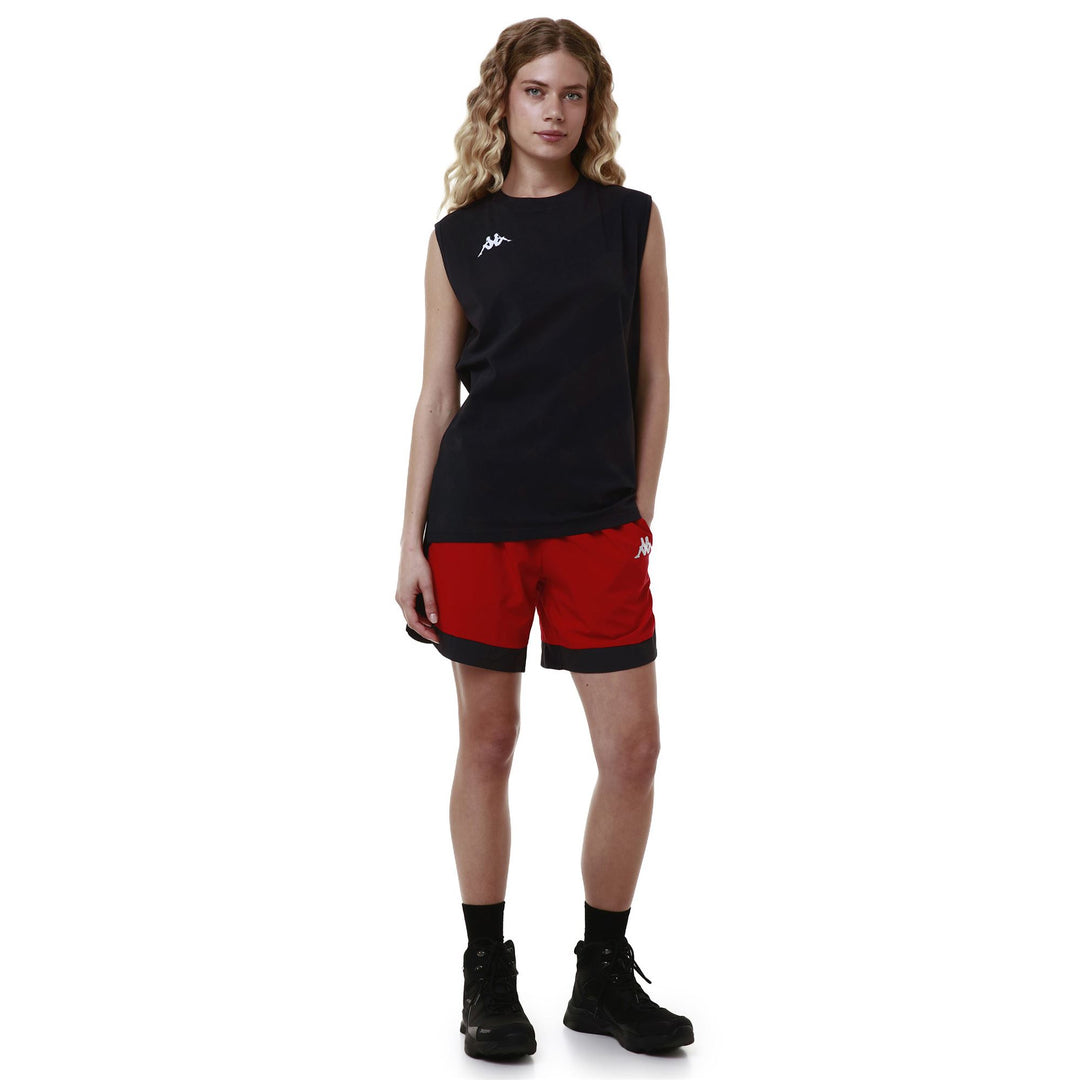 Blue Unisex Slim Fit Stretch Cotton Tank Top for Ski 01