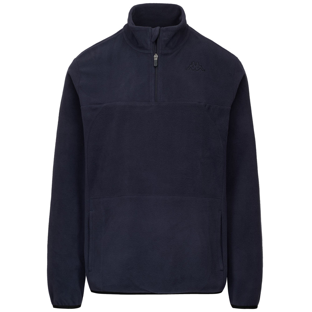 Grey Men's Slim Fit Fleece Jumper with Half Zip 01