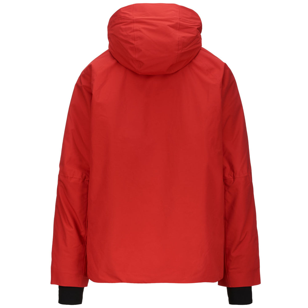 Red Unisex Mid Ski Jacket with Water Protection and Breathability main