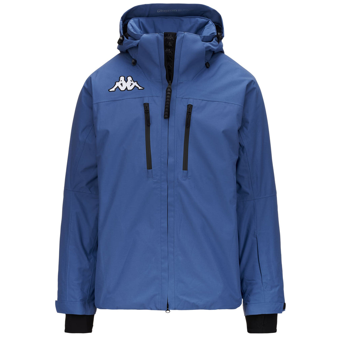 Blue Unisex Ski Jacket with Water Protection and Breathability 01