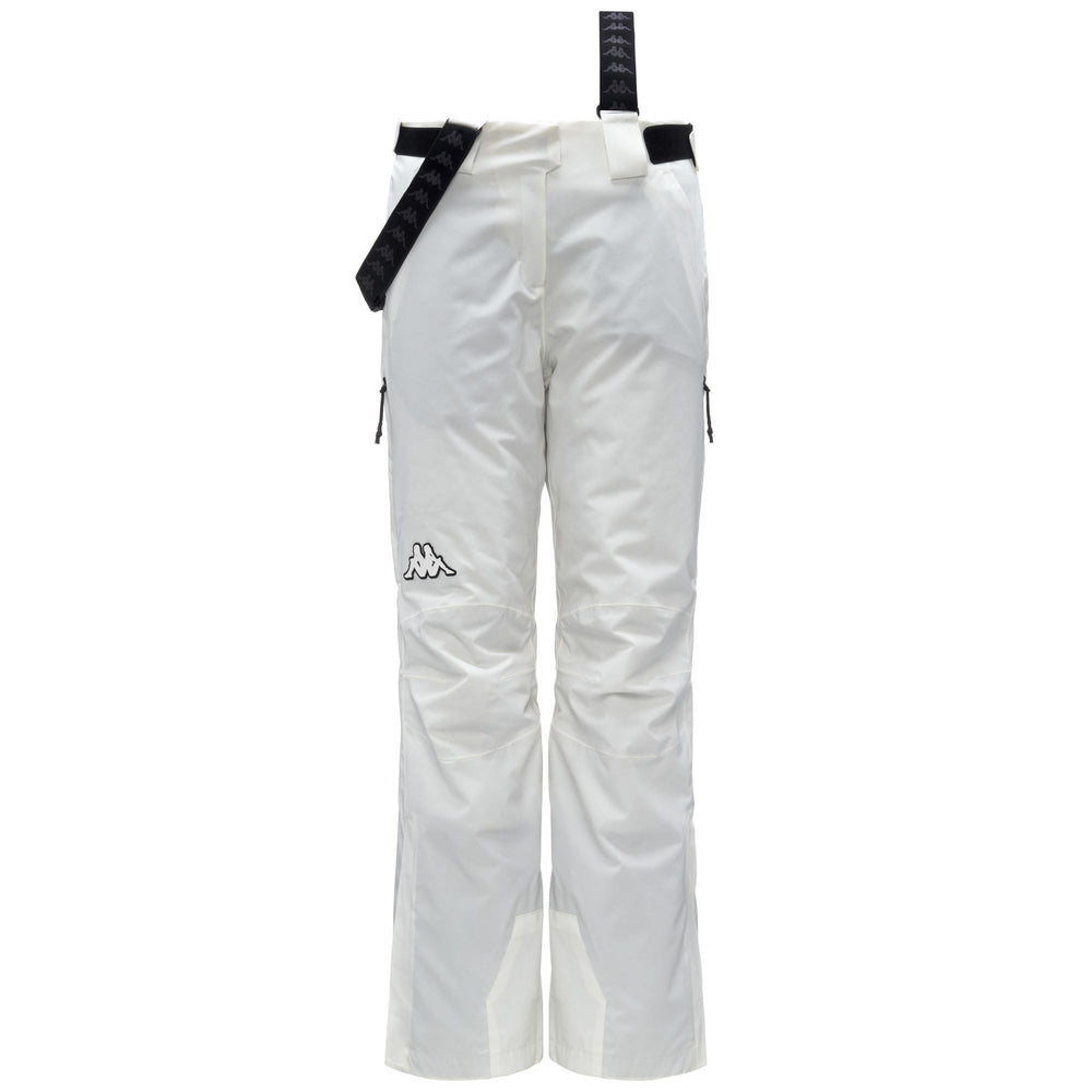 White Women's Waterproof Sport Trousers with Padding 02