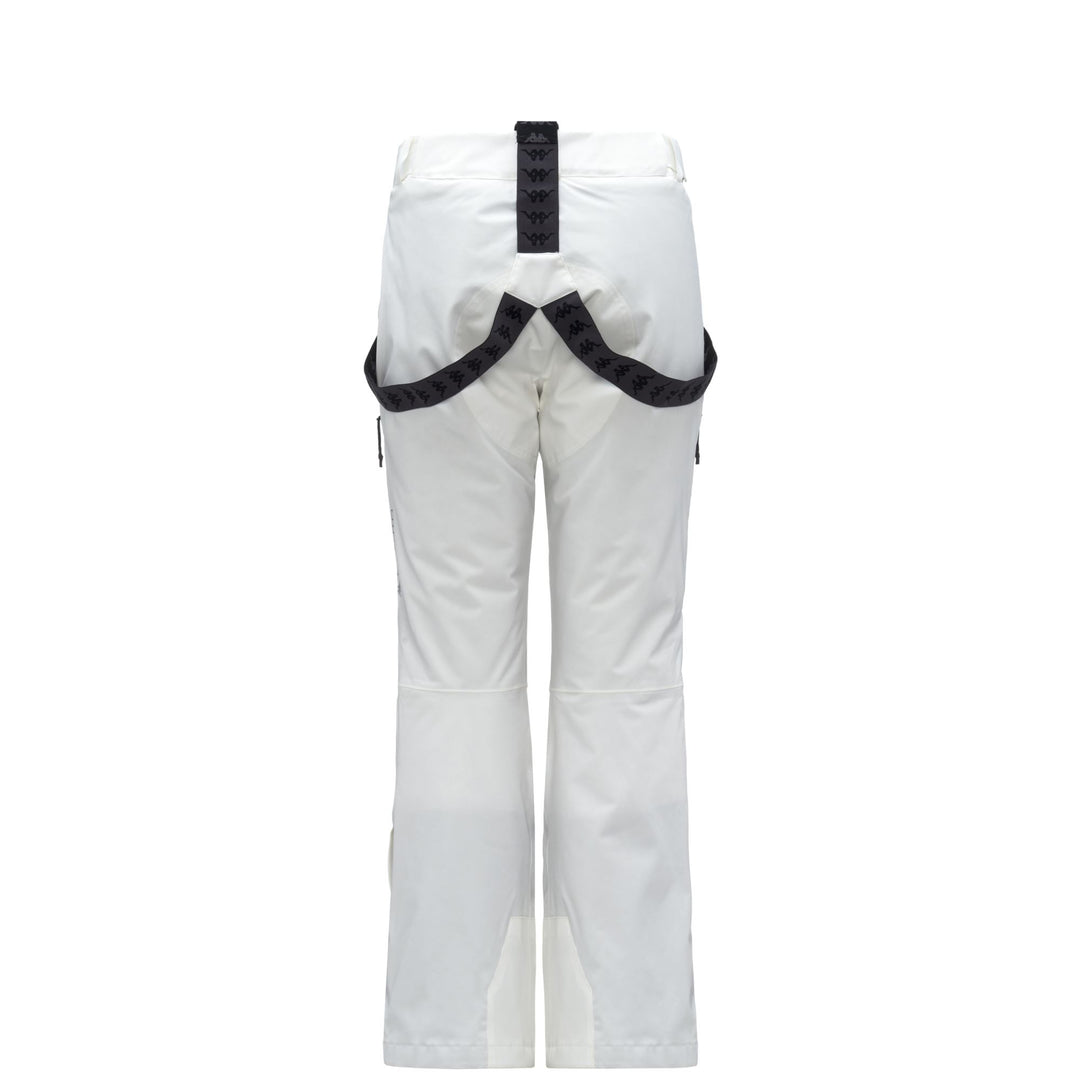 White Women's Slim Fit Insulated Ski Trousers with Waterproof Protection main