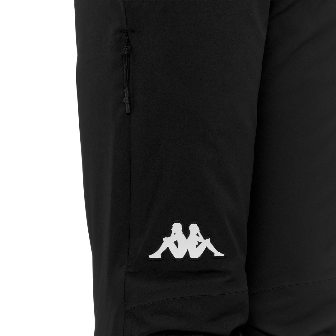 Black Women's Waterproof Padded Sport Trousers with Slim Fit main