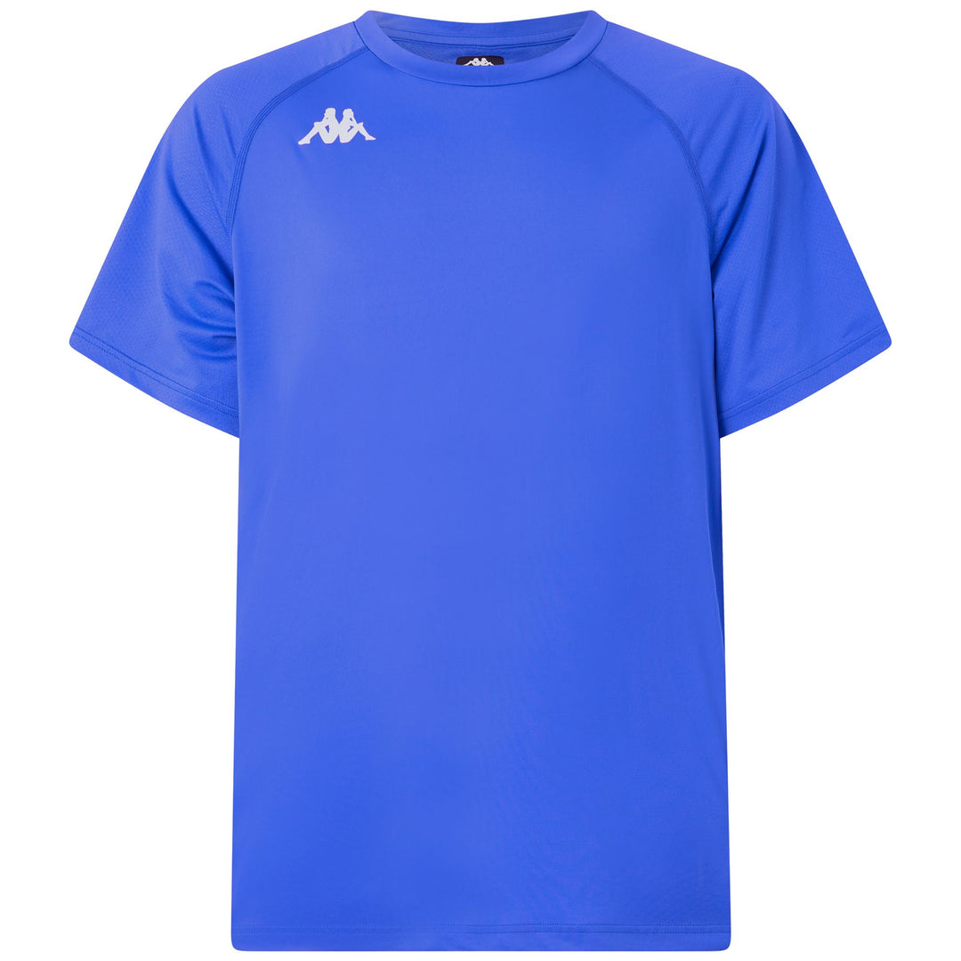 Maillot de course bleu pour homme, coupe classique, en tissu mesh 01