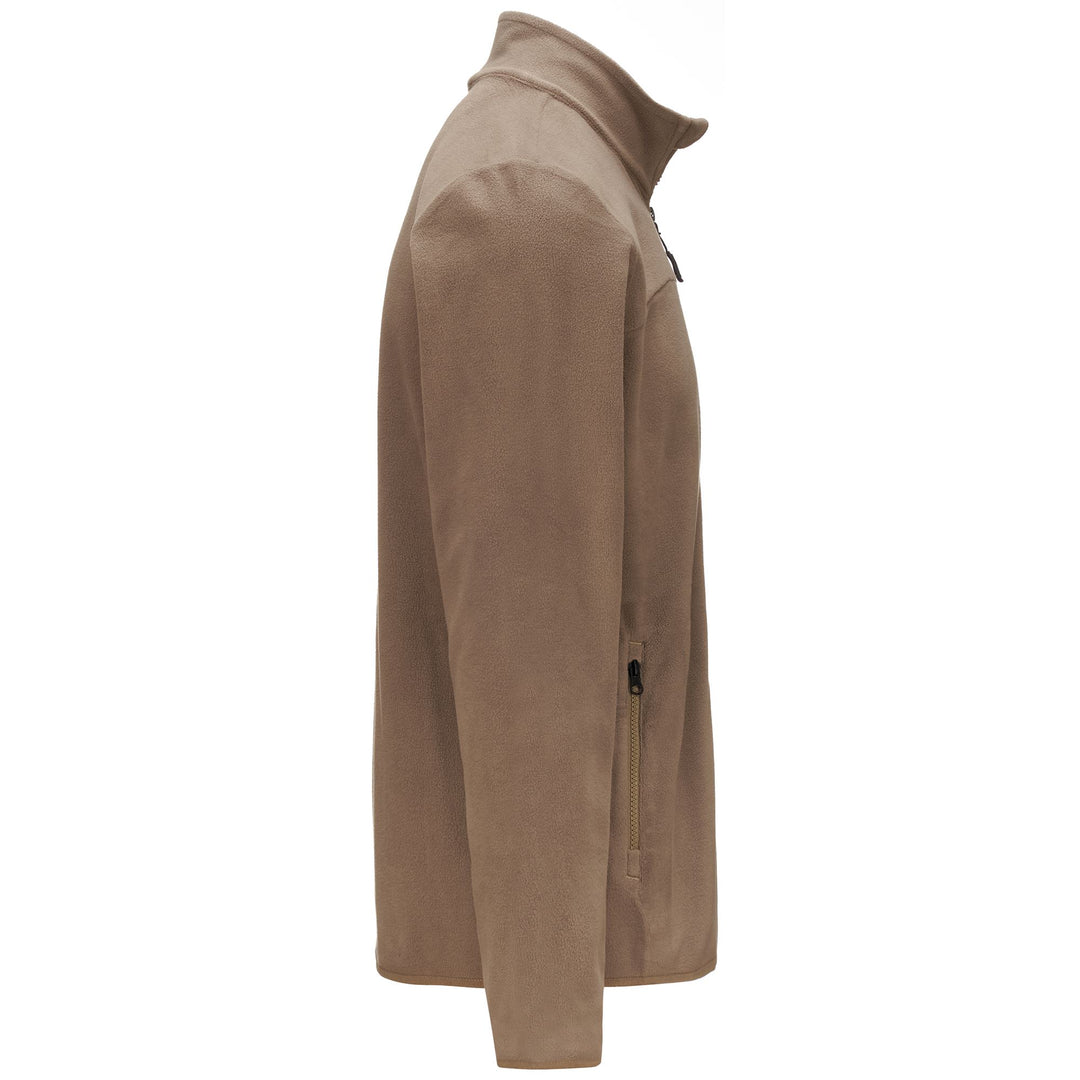 Veste polaire de sport grise pour homme, coupe classique main