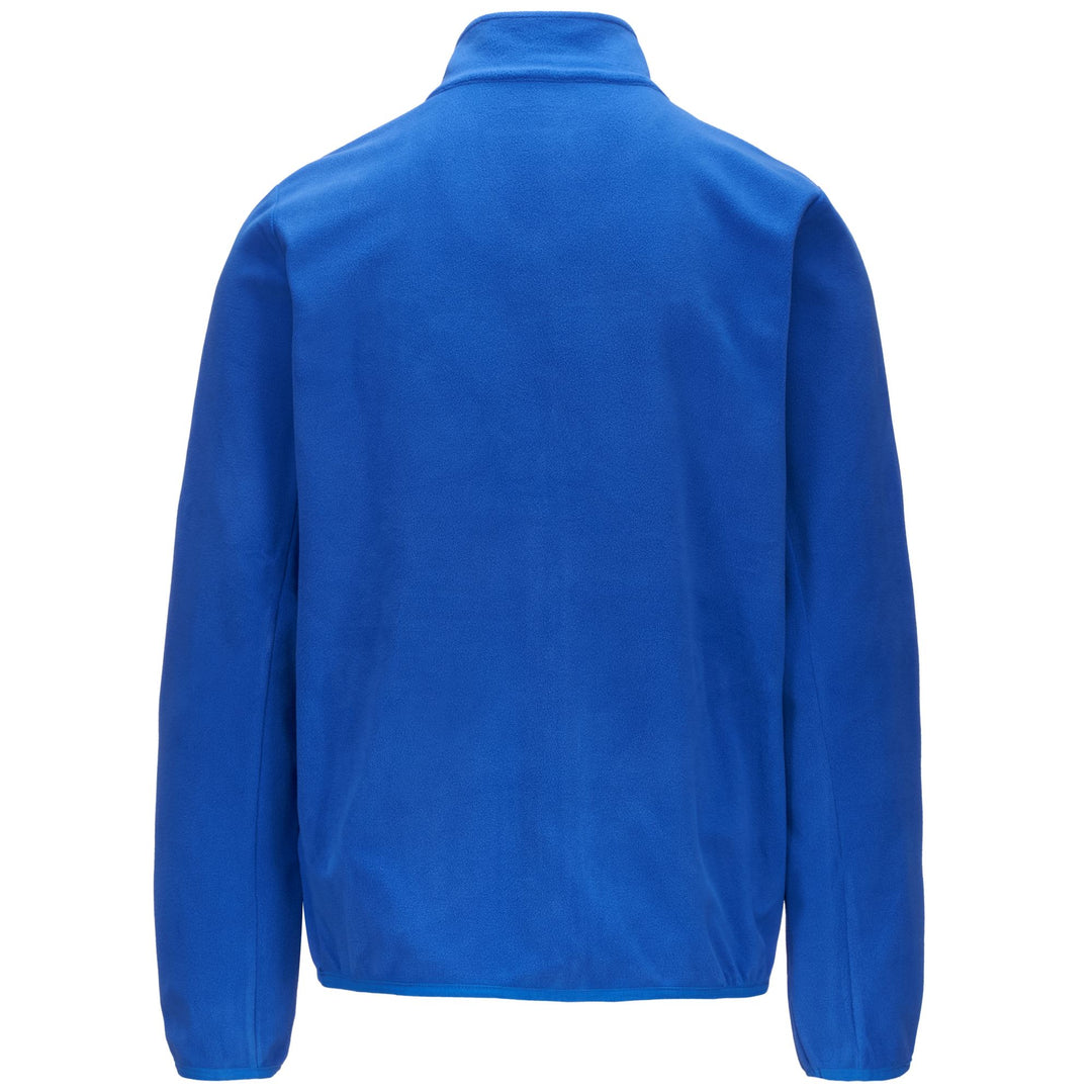 Veste polaire de sport bleue pour homme, coupe classique main