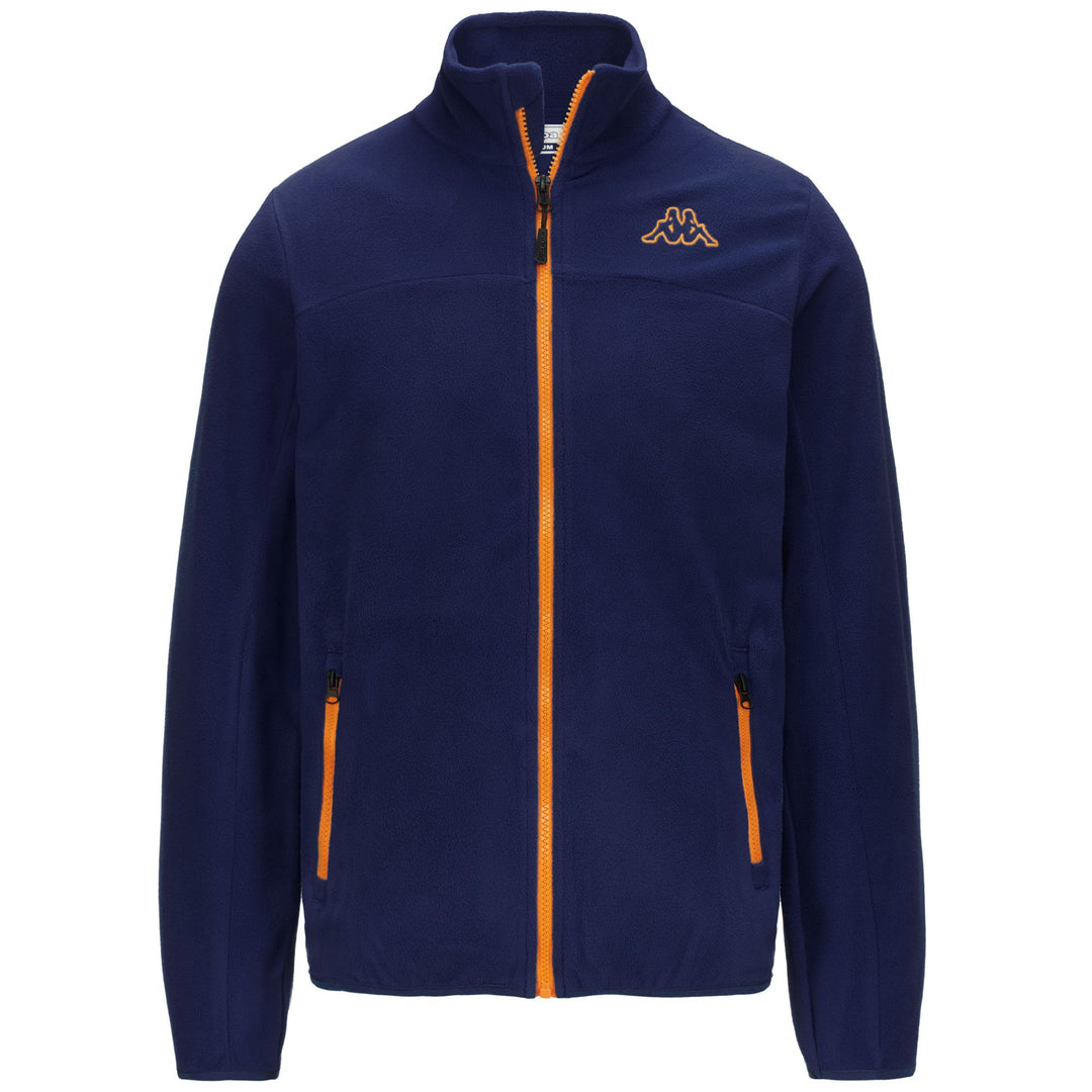 Blue Men's Regular Fit Micro Fleece Sportswear Jacket 01