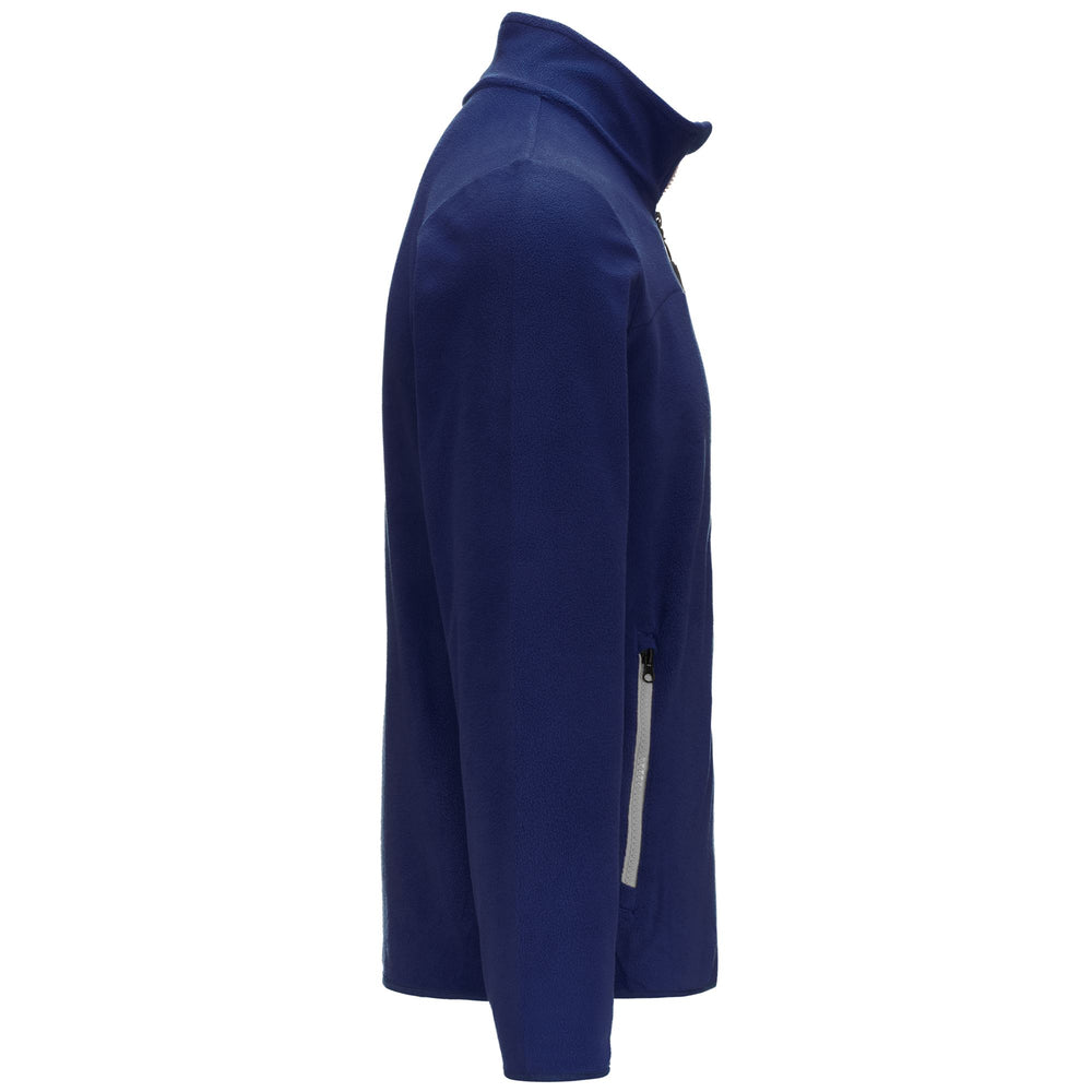 Blue Men's Regular Fit Functional Micro Fleece Jacket 02