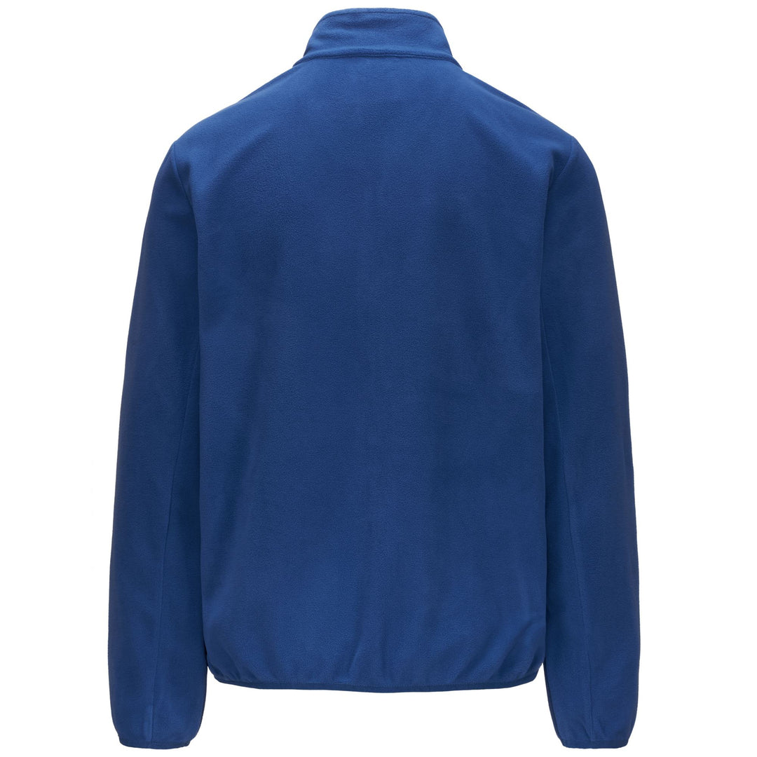 Giacca Fleece Sportiva Uomo Blu con Tasche con Zip main