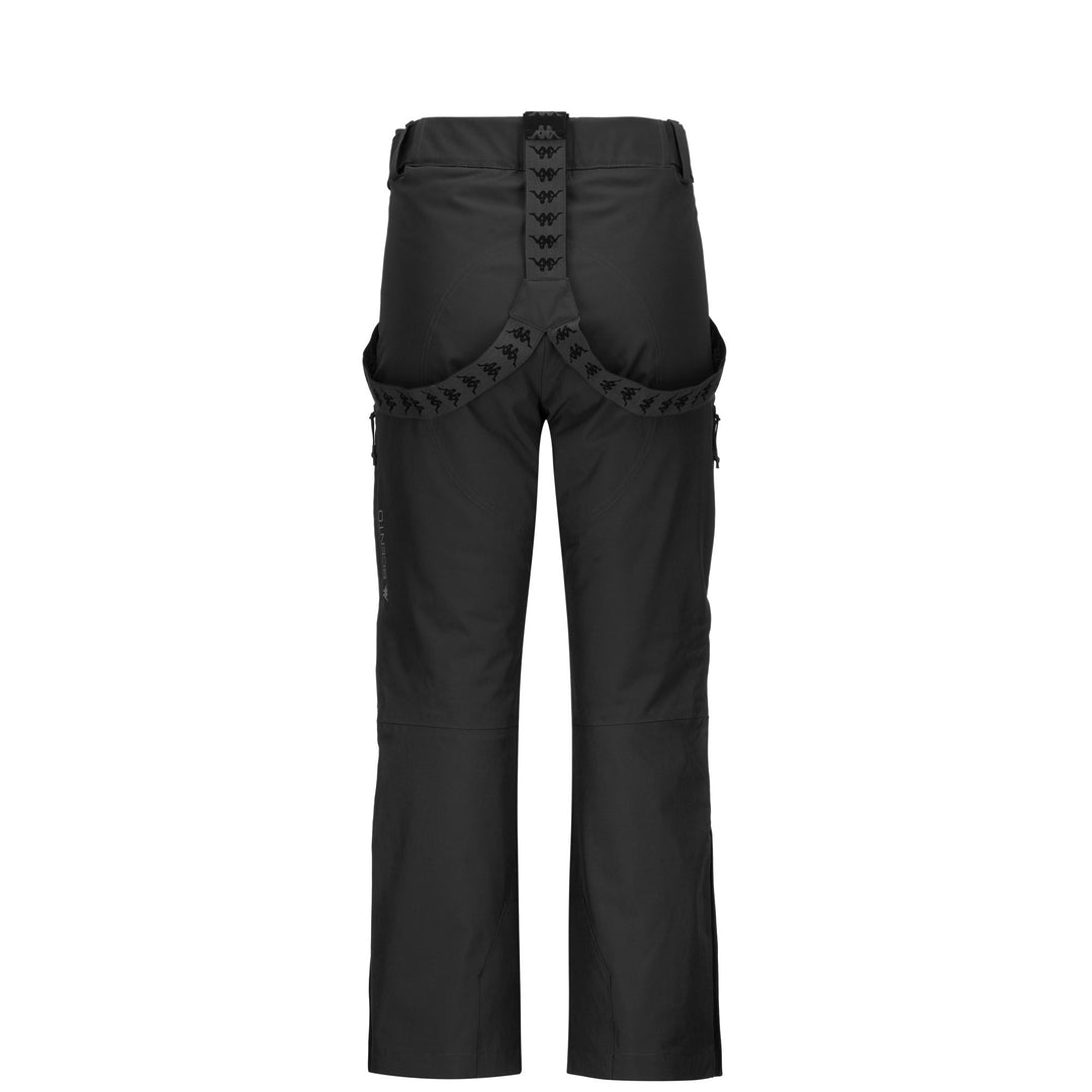 Black Men's Slim Fit Waterproof Insulated Ski Pants main