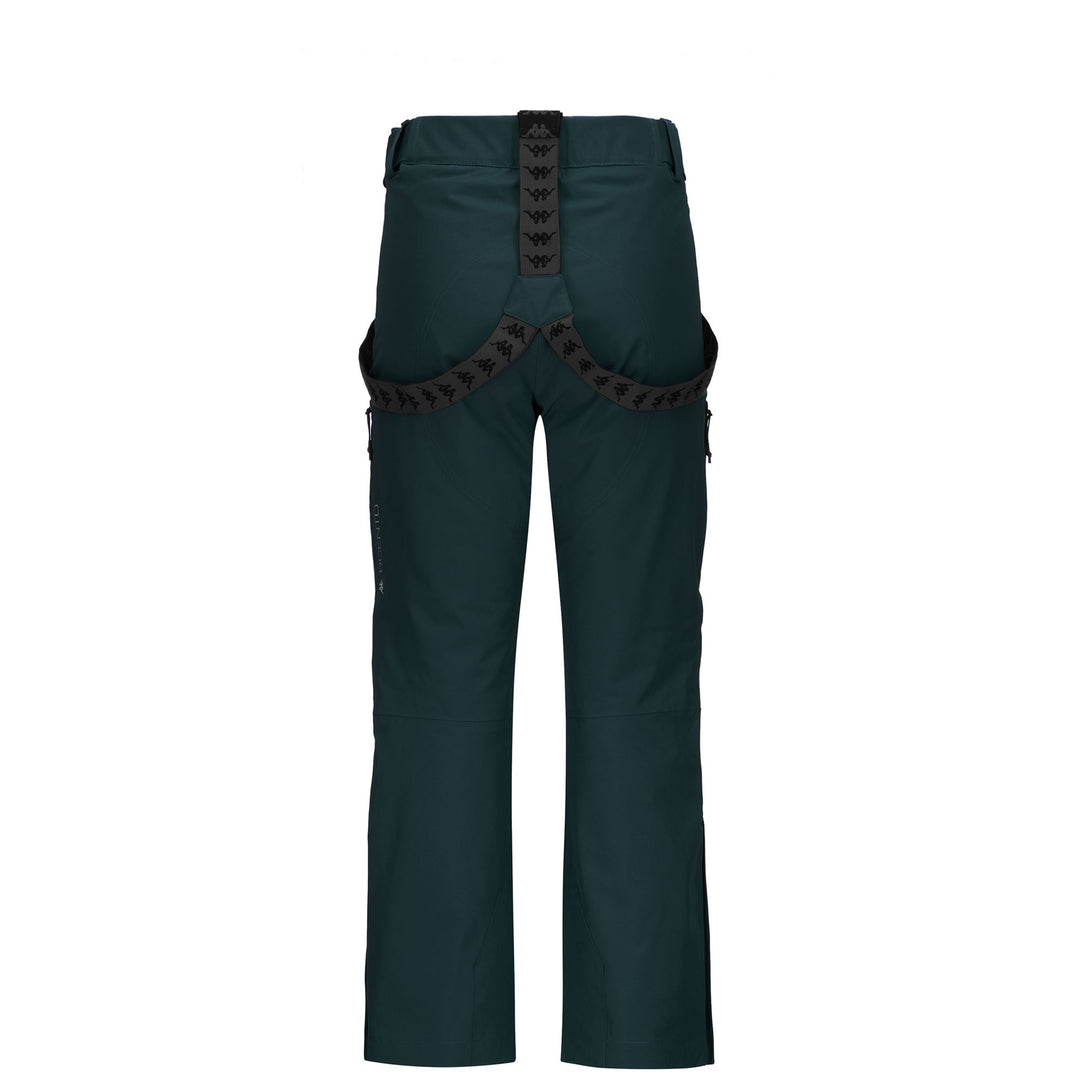 Dark Green Men's Ski Waterproof Pants with Padding main