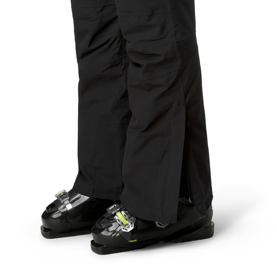Black Men's Waterproof Padded Sport Trousers with Adjustable Waist main