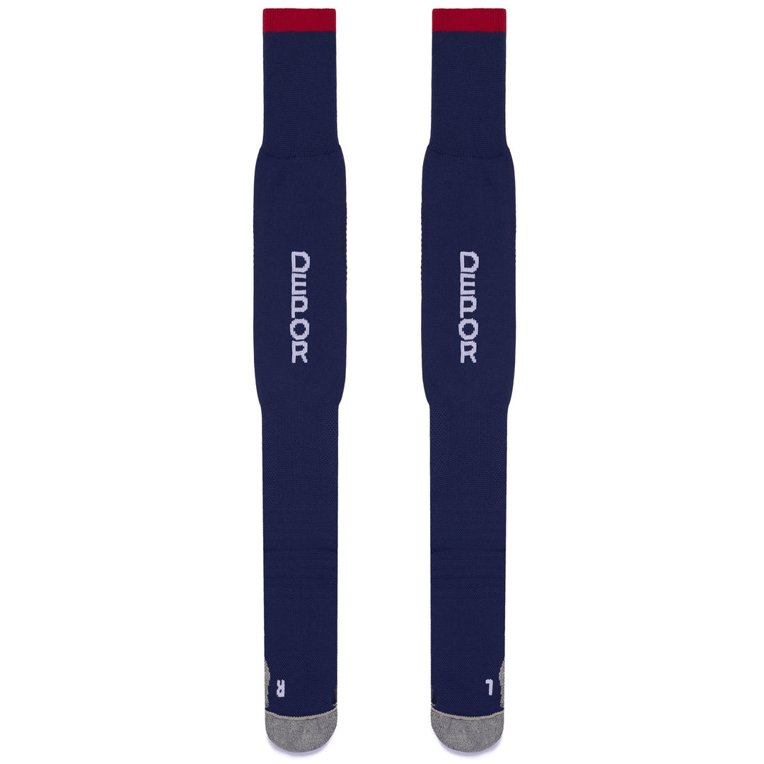 Calzini sportivi alti fino al ginocchio da uomo Blue Marine con imbottitura main