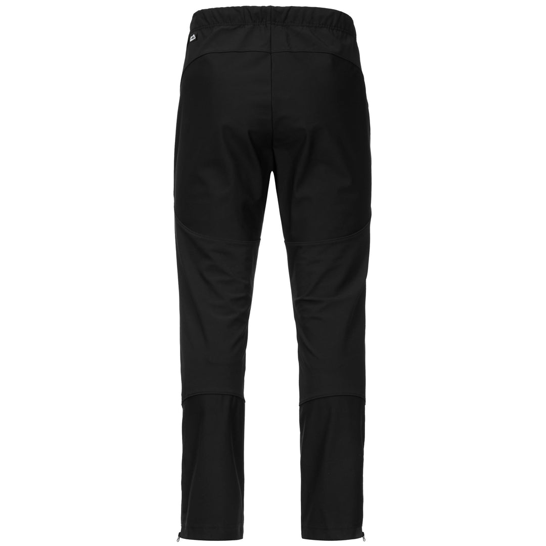 Black Men's Regular Fit Waterproof Ski Trousers in Fleece Fabric main