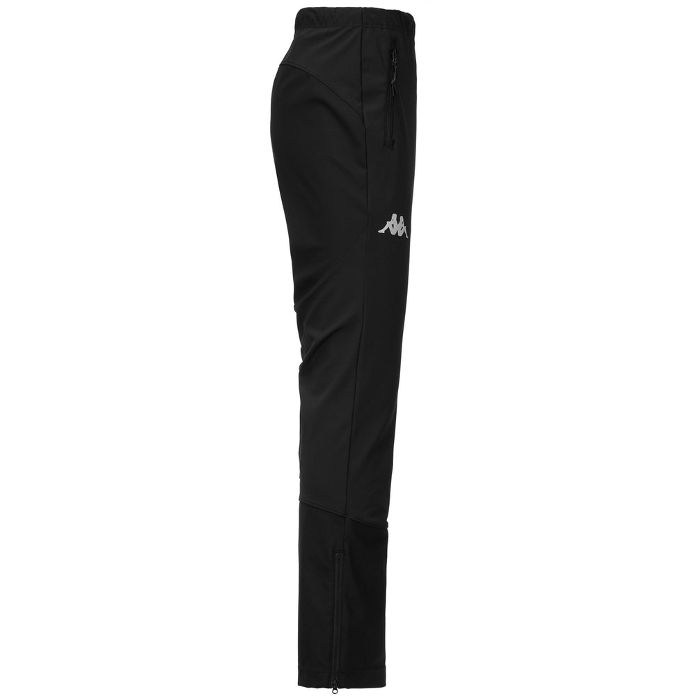Pantalones deportivos impermeables negros para hombre con tejido elástico 02