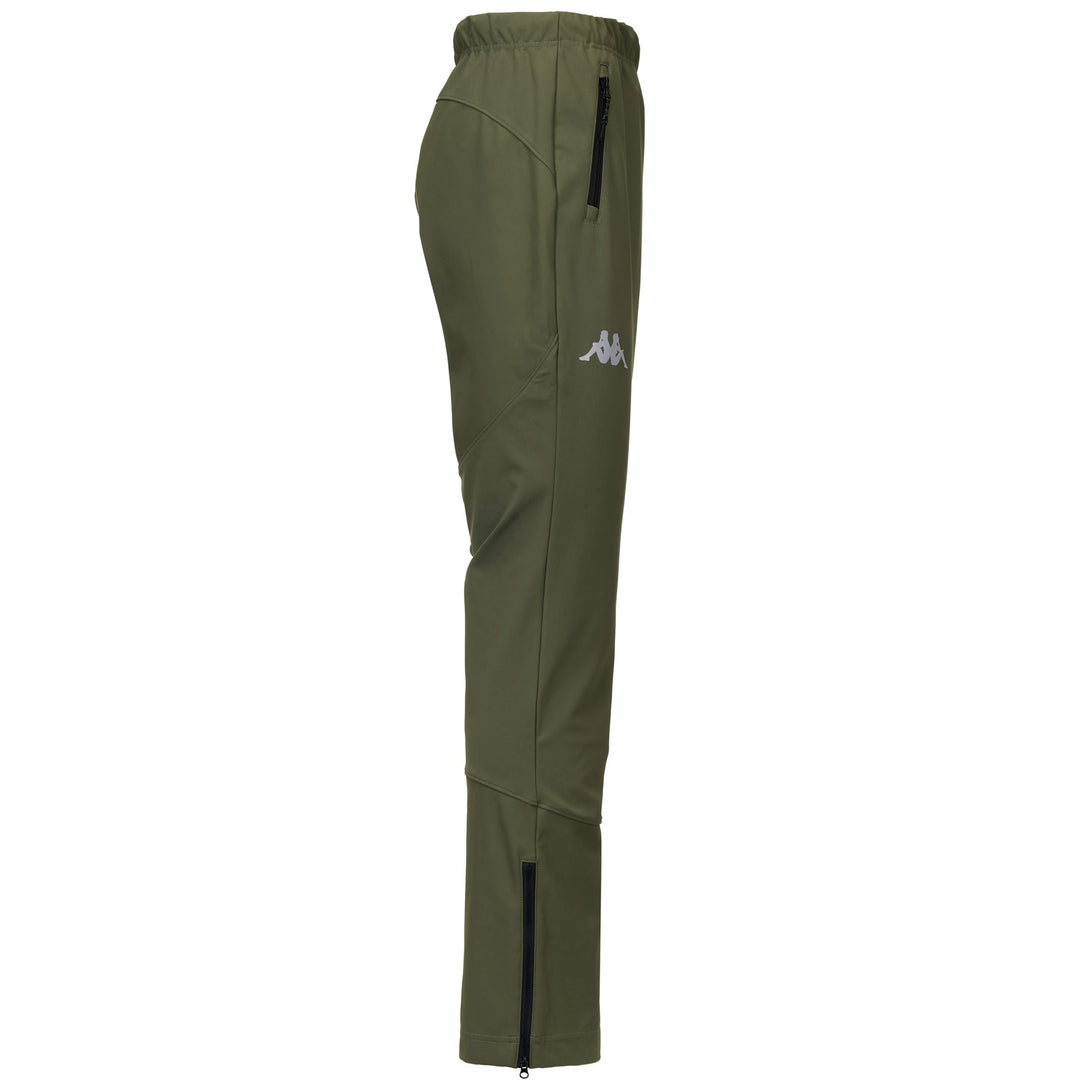 Green Men's Ski Pants with Waterproof Inserts main